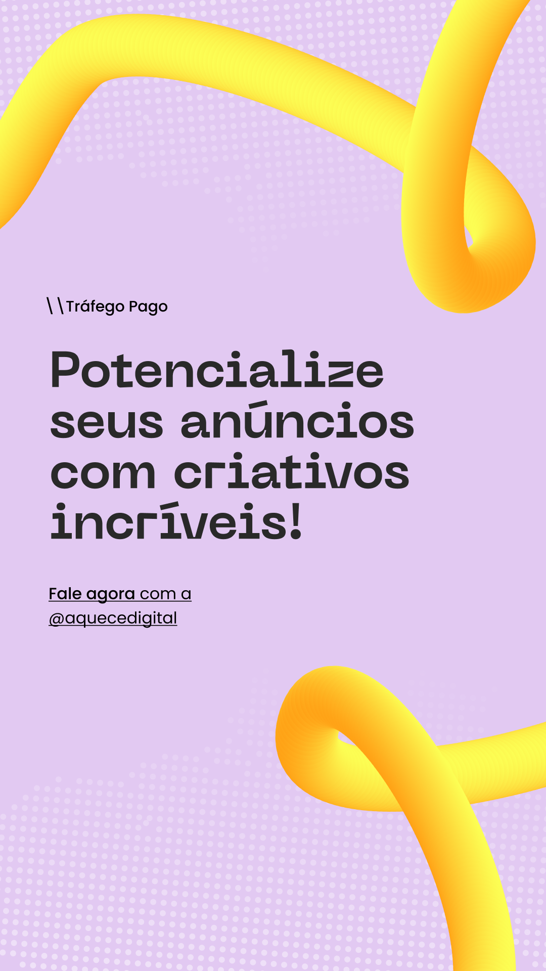 Criativos de tráfego pago — Aquece Digital